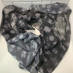 Geek Gear World of Wizardry Harry Potter Death Eater Mask Scarf 180cm NIB sheer